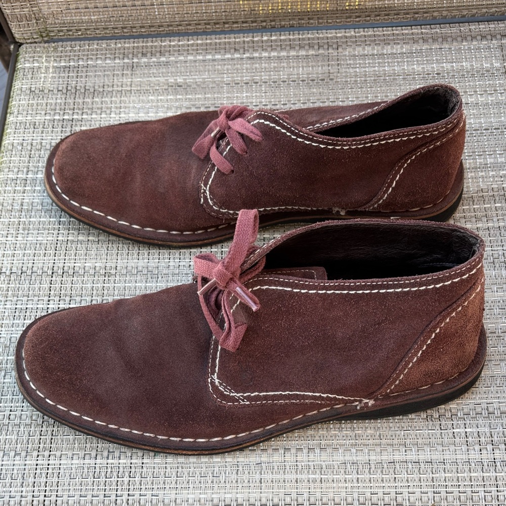 John Varvatos Dark Brown Chukka Boots